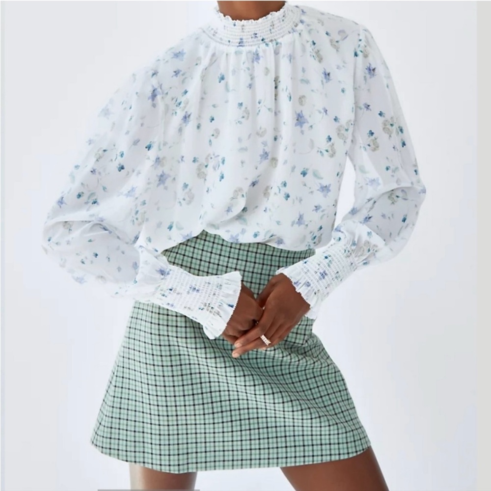 Aritzia Wilfred Classic Plaid Skirt